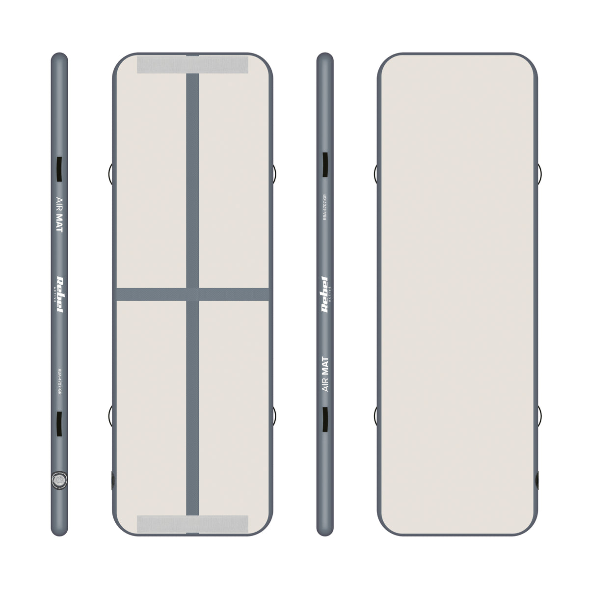 Airtrack REBEL RBA-4707-GR 300x100x10cm gray