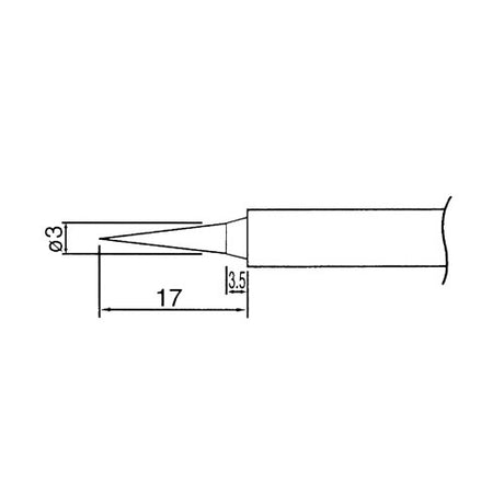 Hrot N1-26 pr.0.4mm  (ZD-929C,ZD-931)