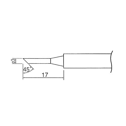 Hrot N1-36 pr.3.0mm  (ZD-929C,ZD-931)