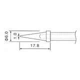 Hrot N4-1/ZD415 pr.1.0mm (ZD-912,ZD-916,ZD-917)