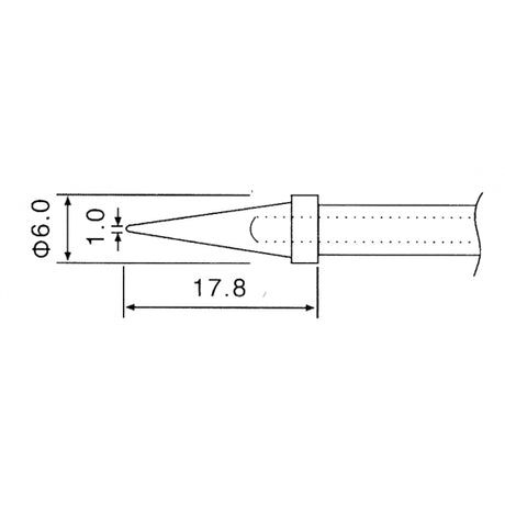 Hrot N4-1/ZD415 pr.1.0mm (ZD-912,ZD-916,ZD-917)
