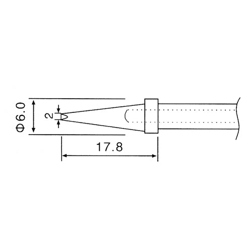 Hrot N4-4/ZD415 pr.2.0mm (ZD-912,ZD-916,ZD-917)