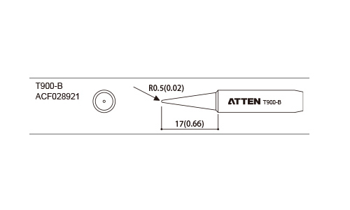 Hrot T900-B Conical Tip