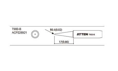 Hrot T900-B Conical Tip