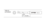 Hrot T900-3C Bevel Tip