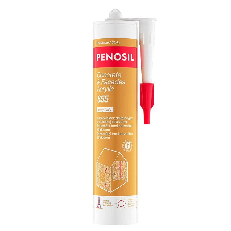 Tmel akrylový štukový PENOSIL 655 bílý 280ml