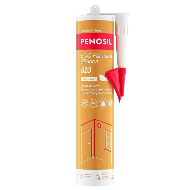 Silikon-akryl přetíratelný ECO PENOSIL 623 bílý 280ml