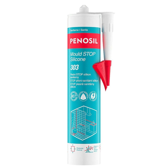 Silikon sanitární PENOSIL303 Stop plísni bílý 280ml