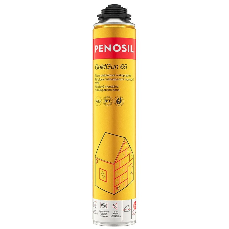 Pěna PENOSIL GoldGun 65 nízkoexpanzní krémová 750ml
