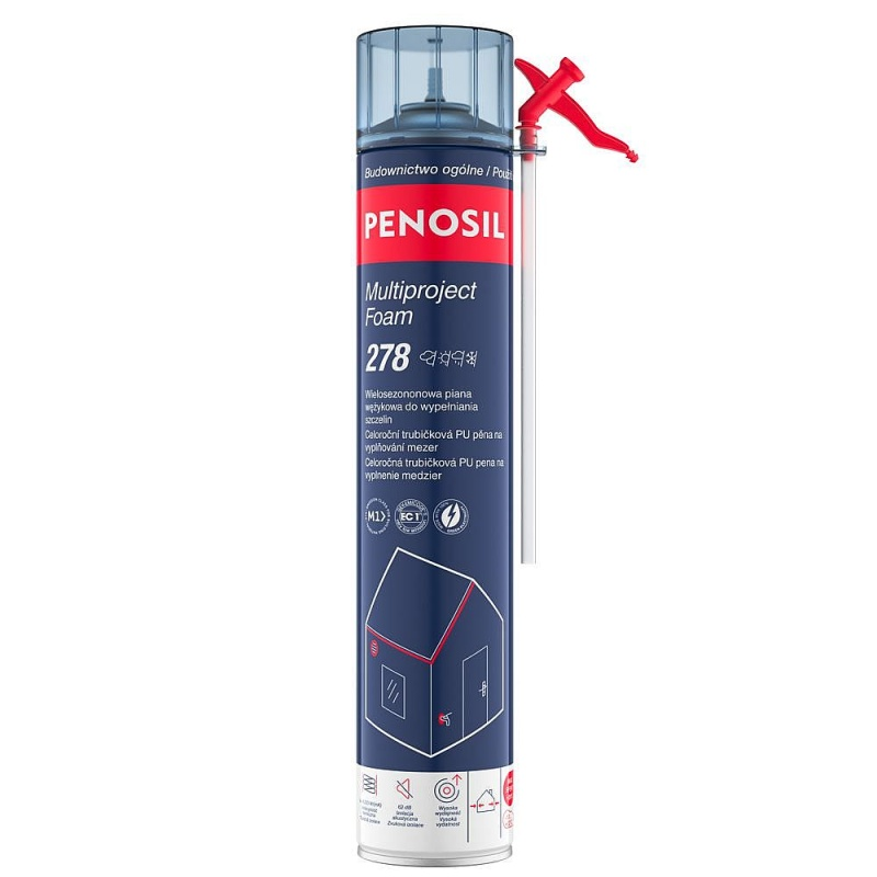 Pěna montážní multiaplikační PENOSIL 278 krémová 680ml