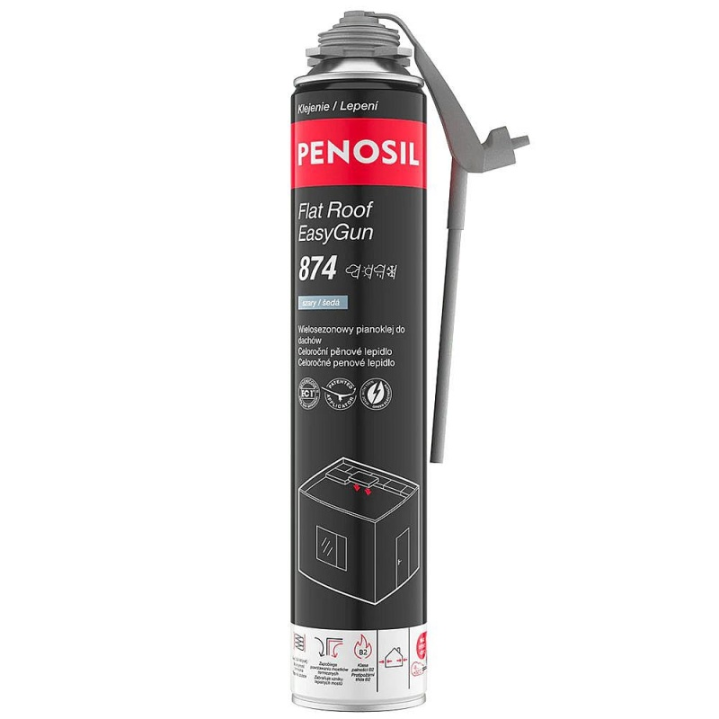 PU lepidlo na střechy EasyGun PENOSIL 874 šedé 750ml