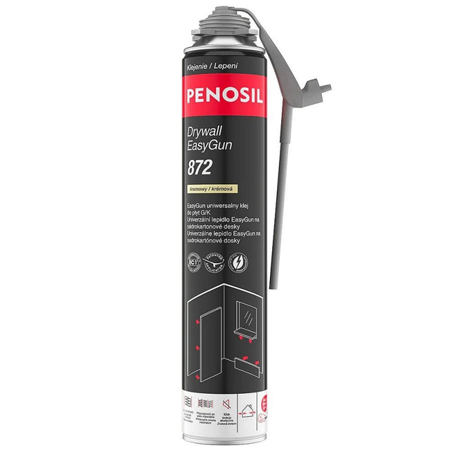 PU lepidlo na sádrokartonové desky PENOSIL 872 krémové 750ml