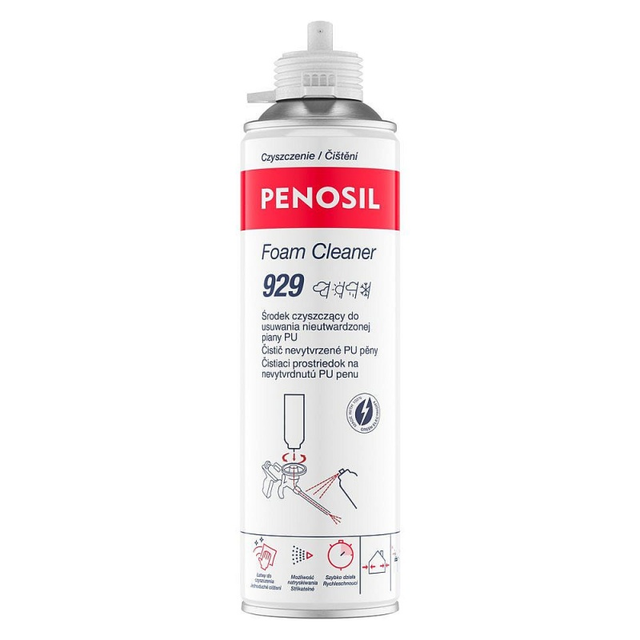 Čistič PU pěny PENOSIL 929 transparentní 500ml