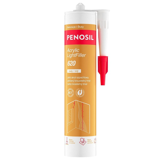 Tmel akrylový šlehaný PENOSIL LightFiller 620 bílý 280ml