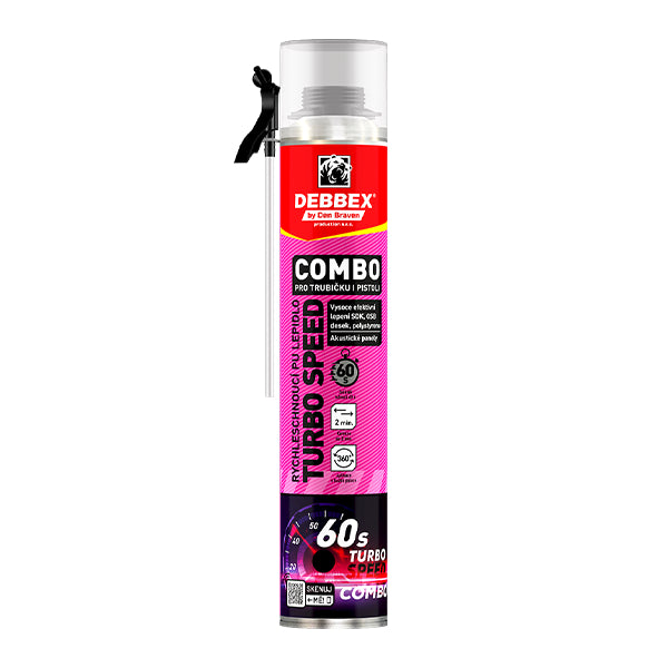 Lepidlo PU DEN BRAVEN Turbo Speed Combo pistolové 750ml