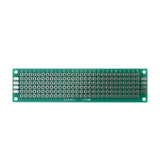 Univerzální prototypová deska plošných spojů 2×8 cm – jednostranná, rozteč 2,54 mm