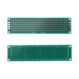 Univerzální prototypová deska plošných spojů 2×8 cm – jednostranná, rozteč 2,54 mm