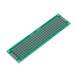 Univerzální prototypová deska plošných spojů 2×8 cm – jednostranná, rozteč 2,54 mm