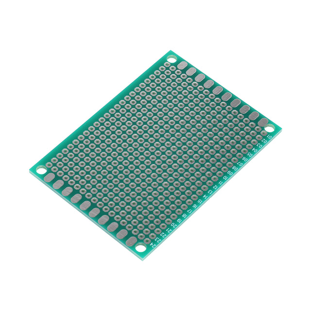 Univerzální prototypová deska plošných spojů 5×7 cm – jednostranná, rozteč 2,54 mm