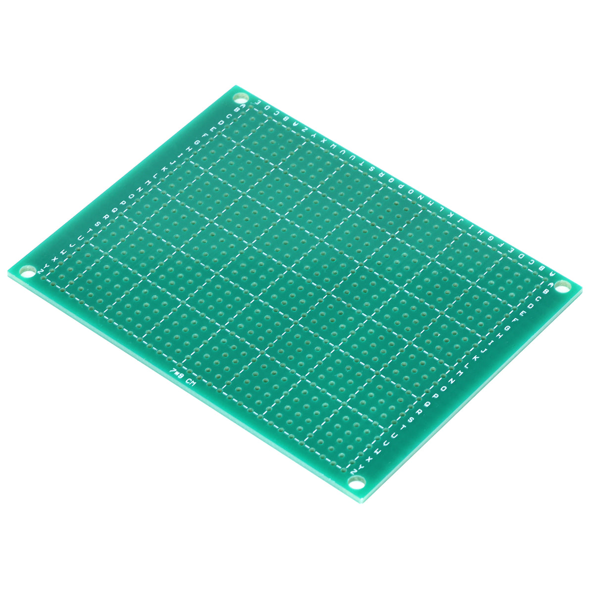 Univerzální prototypová deska plošných spojů 7×9 cm – jednostranná, rozteč 2,54 mm