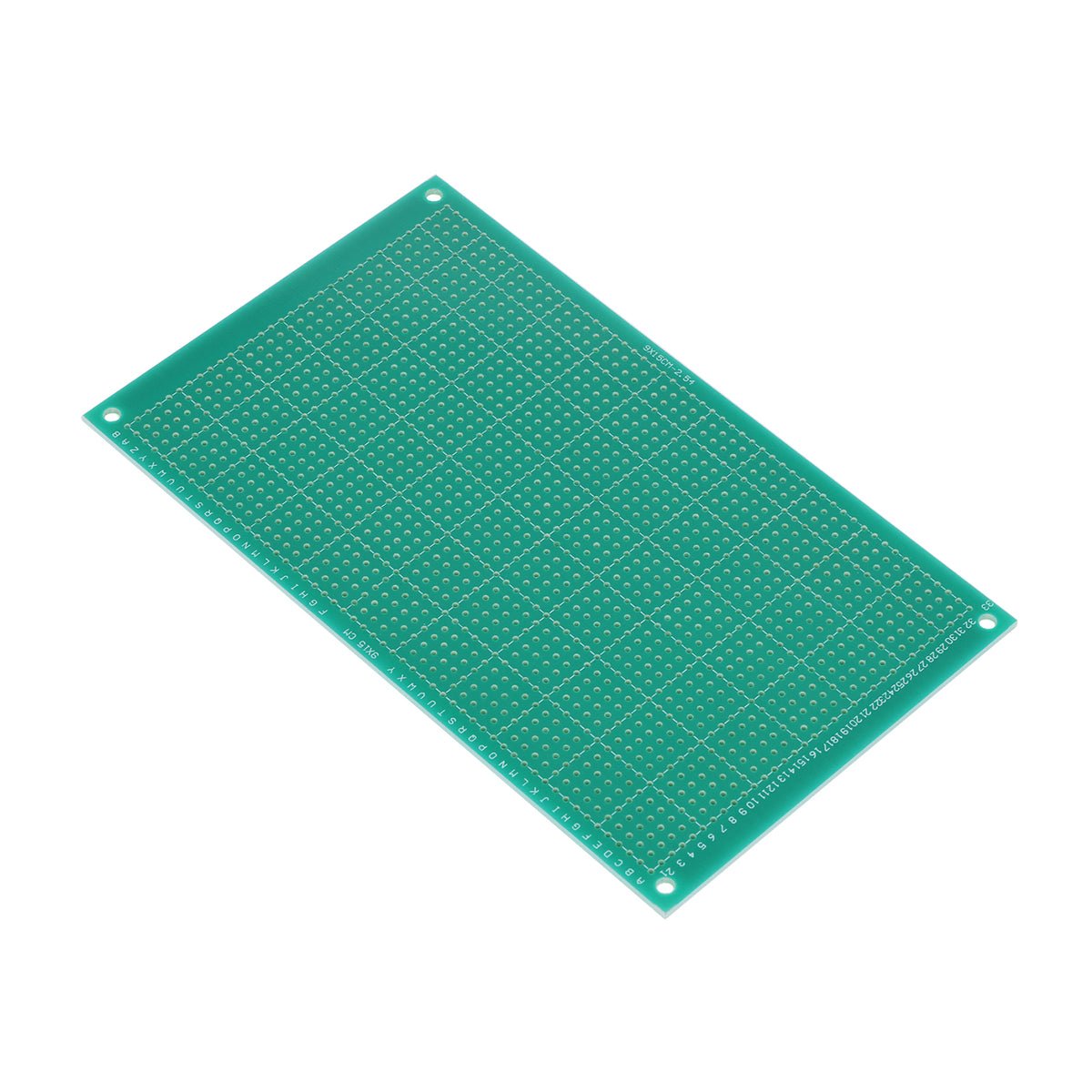 Univerzální prototypová deska plošných spojů 9×15 cm – jednostranná, rozteč 2,54 mm