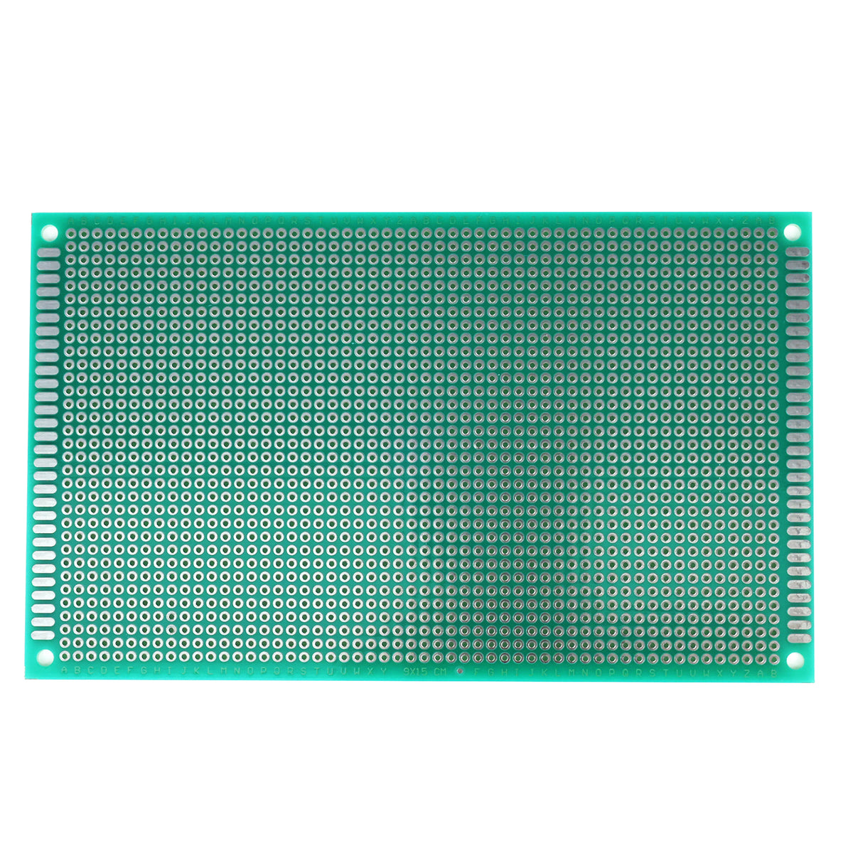 Univerzální prototypová deska plošných spojů 9×15 cm – jednostranná, rozteč 2,54 mm