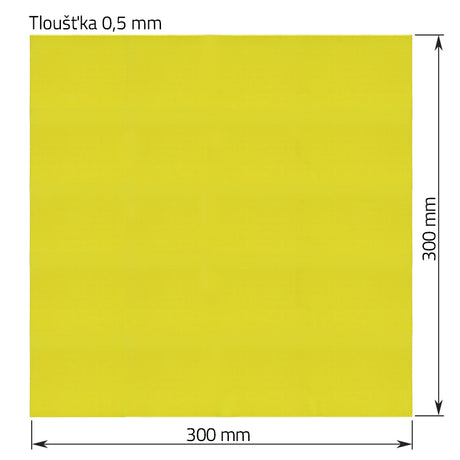 Epoxidová izolační deska 0,5 x 300 x 300 mm pro bateriové sady