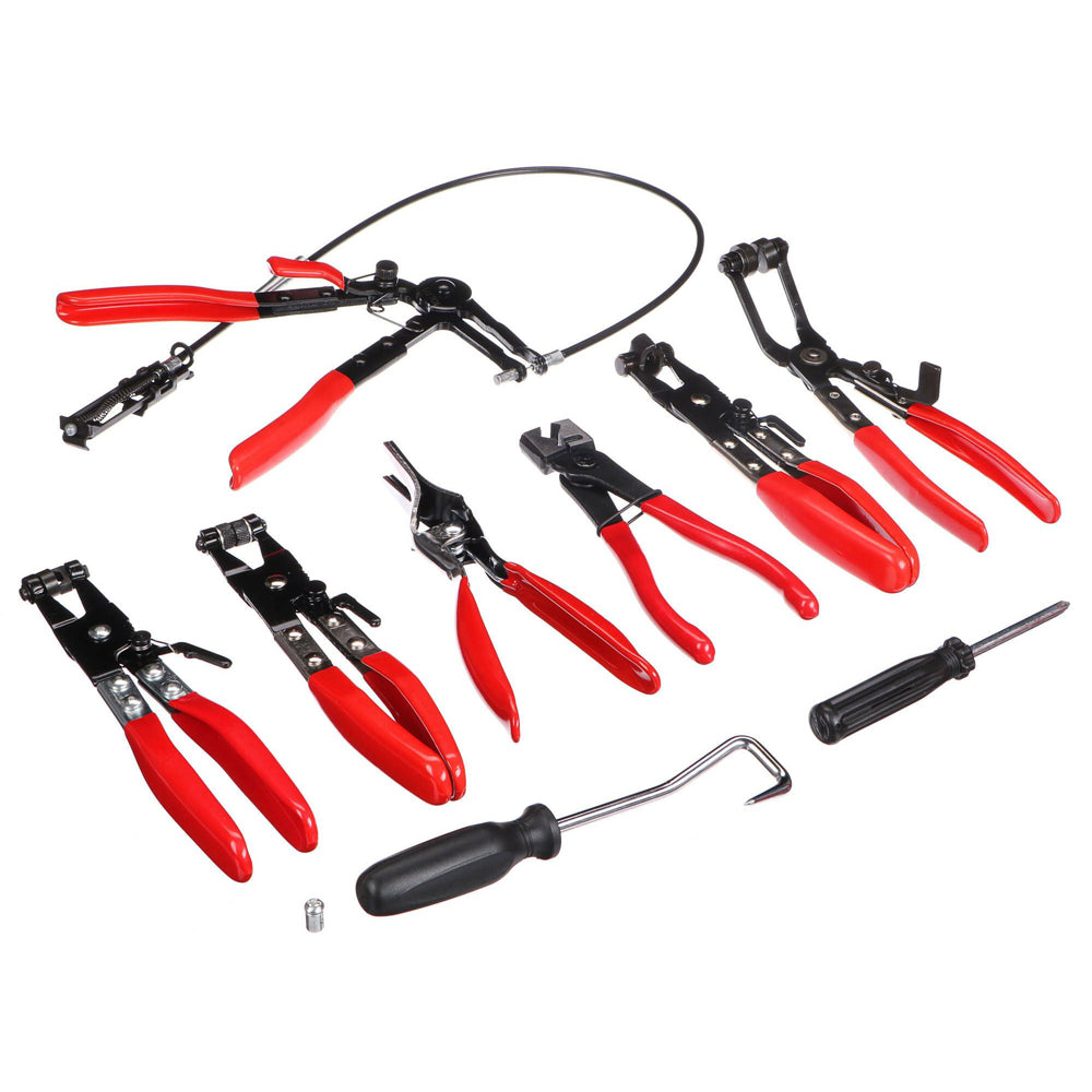 Kleště na hadicové spony SIXTOL Mechanic Hose Clamp Set 9 9ks