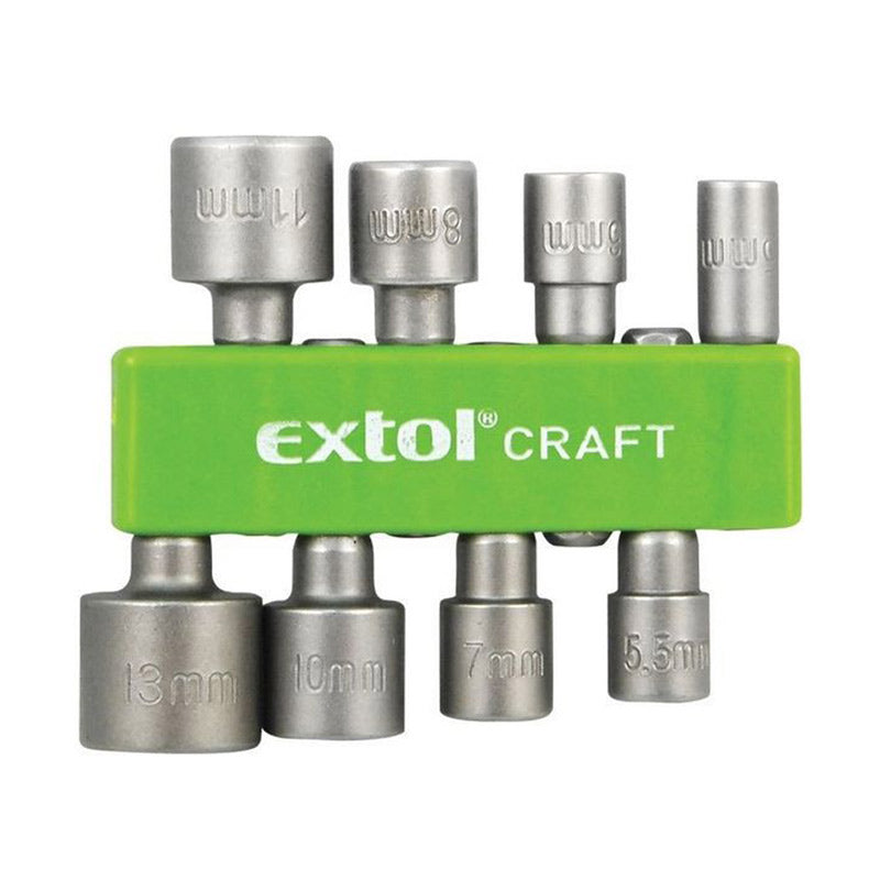 Nástrčné klíče do vrtačky EXTOL CRAFT 10213 8ks