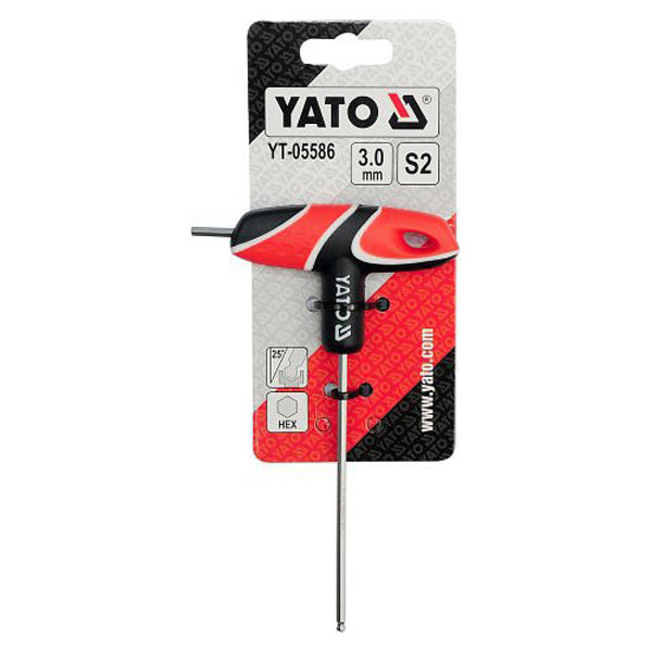 Šroubovák T imbus kulový 3mm YATO YT-05586