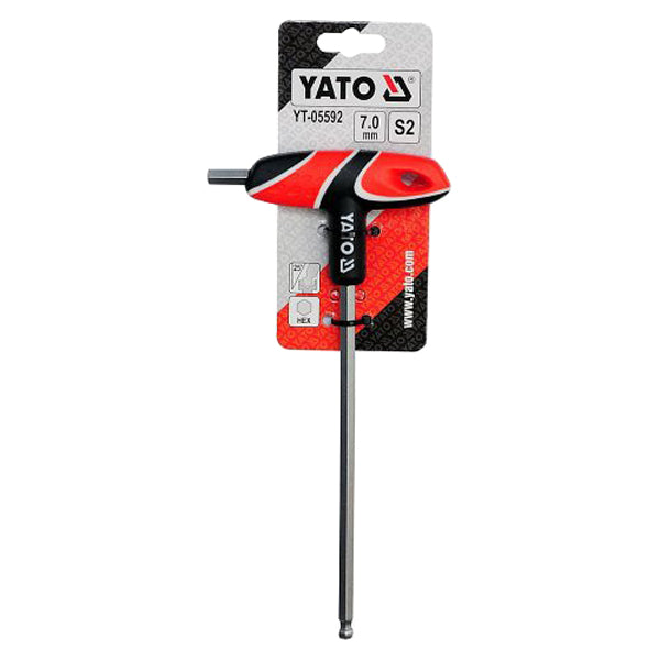 Šroubovák T imbus kulový 7mm YATO YT-05592