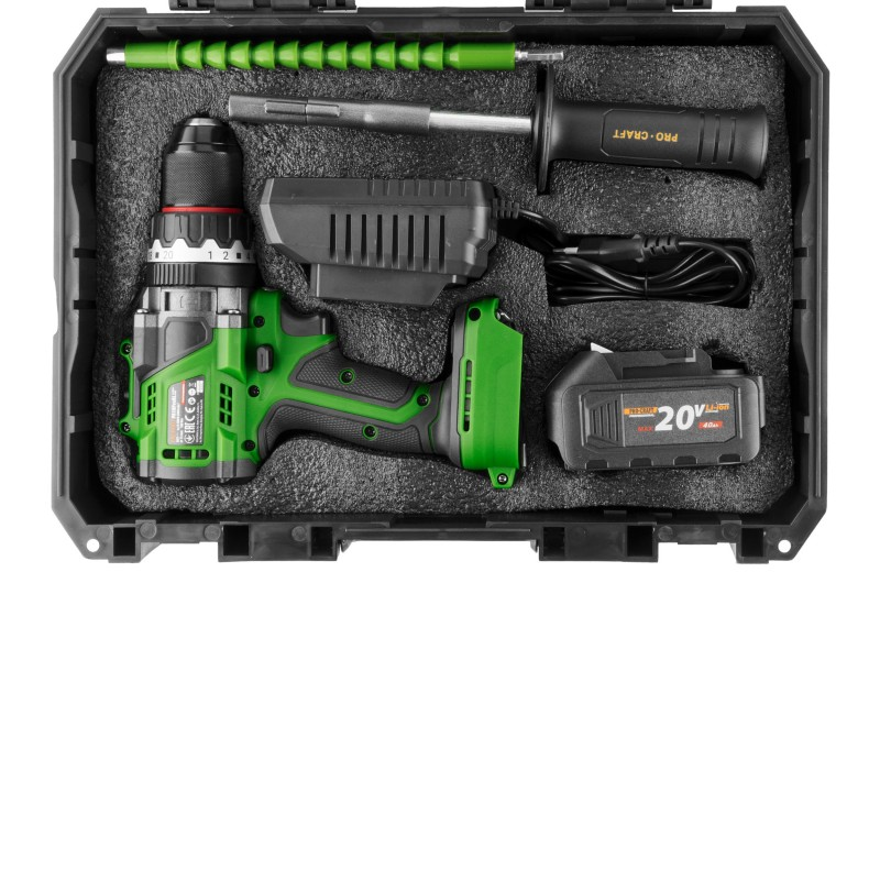 Šroubovák AKU PROCRAFT PA18ProBL-1B-C