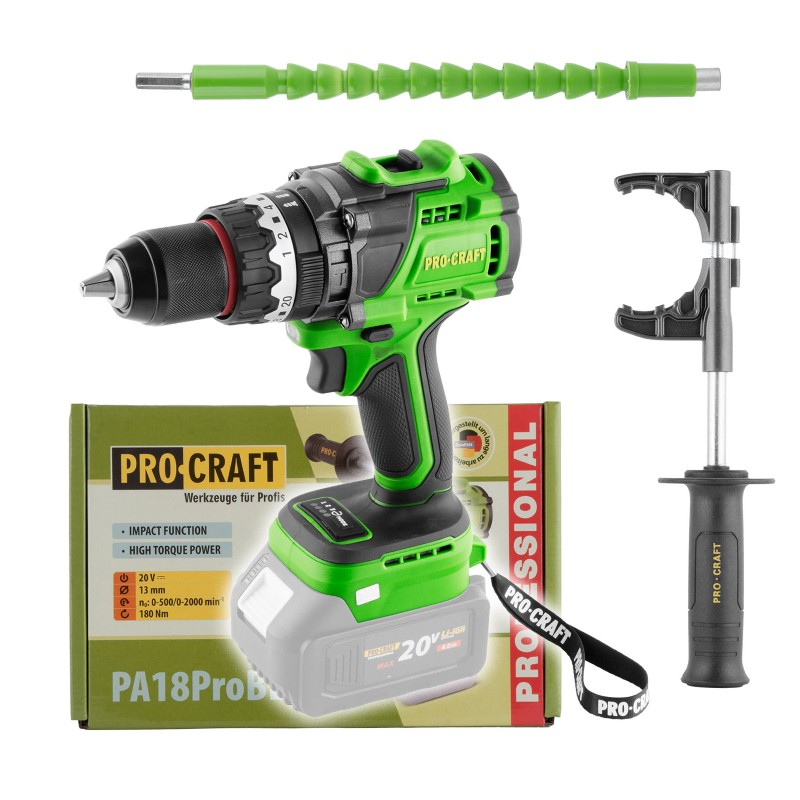 Šroubovák AKU PROCRAFT PA18ProBL bez akumulátoru