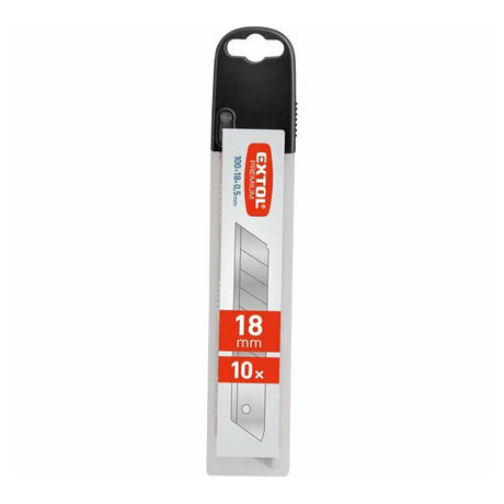 Sada 10 čepelí 18mm, síla 0,4mm pro nože 06640018, 06640020