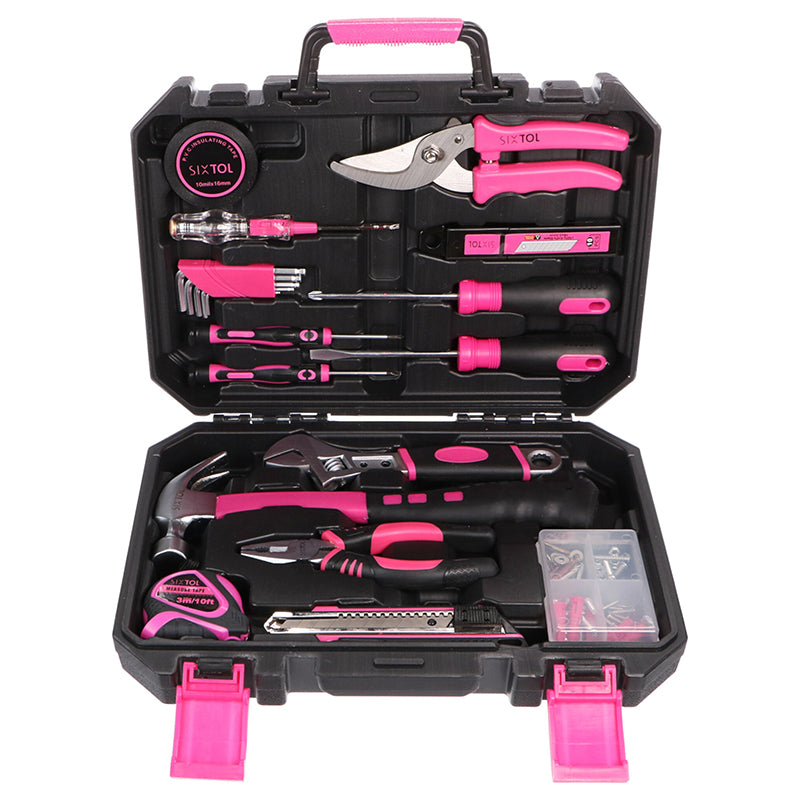 Sada nářadí SIXTOL SX3026 HOME PINK 88 88ks