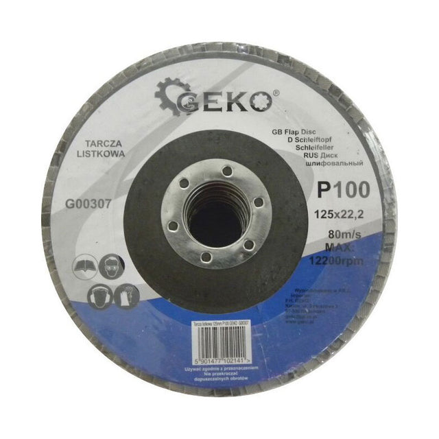 Kotouč na kov lamelový 125mm P100 GEKO G00307