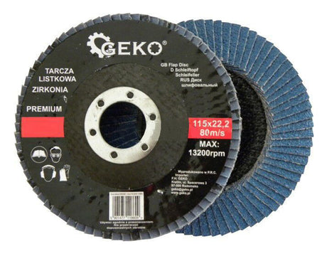 Kotouč na kov lamelový 125mm P60 Premium GEKO G78512