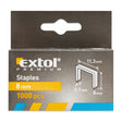 Spony 8mm 11,3x0,52x0,70mm EXTOL PREMIUM 8852502 1000ks