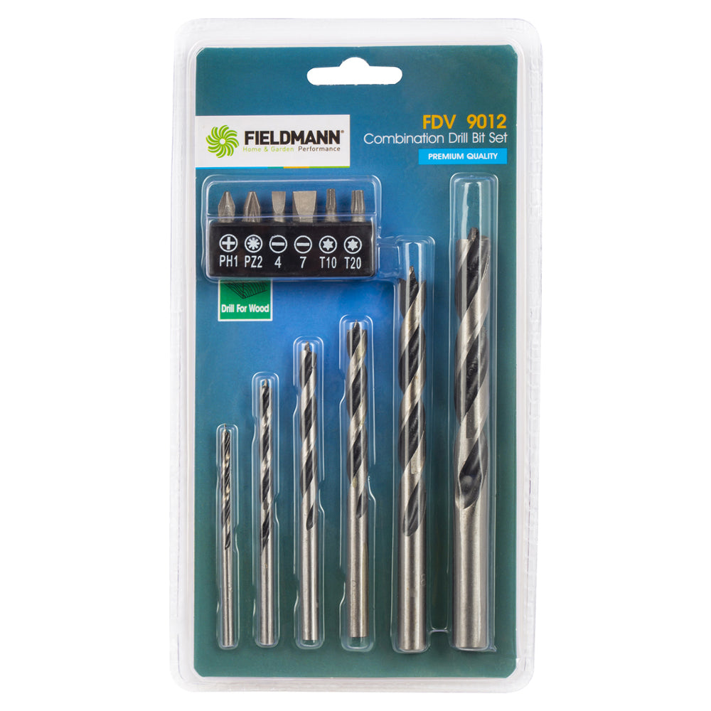 Sada bitů a vrtáků FIELDMANN FDV 9012 12ks