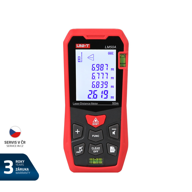 Měřič vzdálenosti UNI-T LM 50A