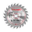 Kotouč pilový TCT pro pokosové pily 115mm 24T WORCRAFT CMCS-S20LiB