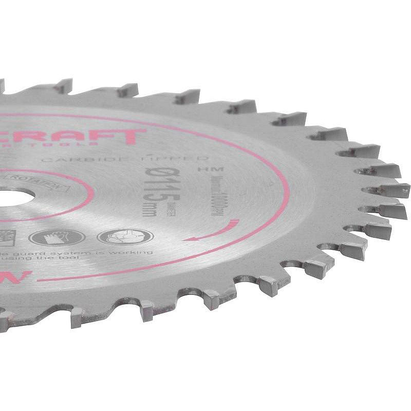 Kotouč pilový TCT pro pokosové pily 115mm 36T WORCRAFT CMCS-S20LiB