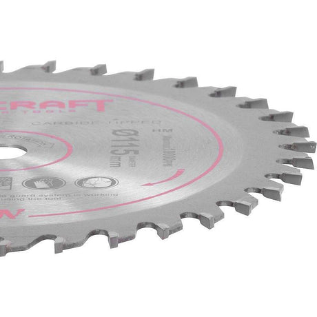 Kotouč pilový TCT pro pokosové pily 115mm 36T WORCRAFT CMCS-S20LiB