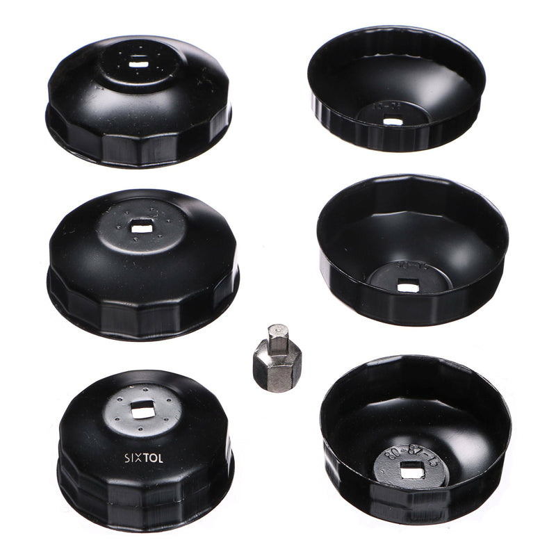 Násadkové klíče na olejové filtry SIXTOL MECHANIC OIL WRENCH 14ks 1/2"