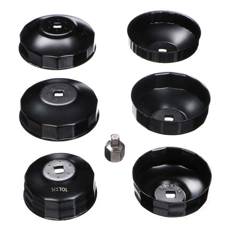 Násadkové klíče na olejové filtry SIXTOL MECHANIC OIL WRENCH 14ks 1/2"