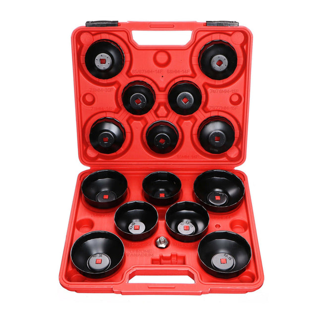 Násadkové klíče na olejové filtry SIXTOL MECHANIC OIL WRENCH 14ks 1/2"