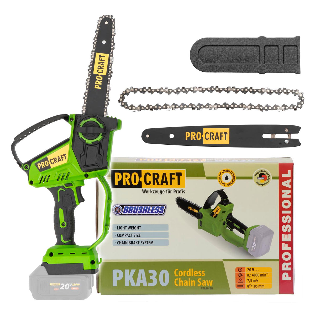 Pila řetězová AKU PROCRAFT PKA30 bez akumulátoru