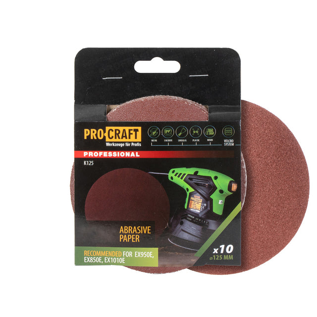 Papíry brusné P40 PROCRAFT K125 10ks
