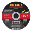 Kotouč řezný PROCRAFT 125x1.2mm