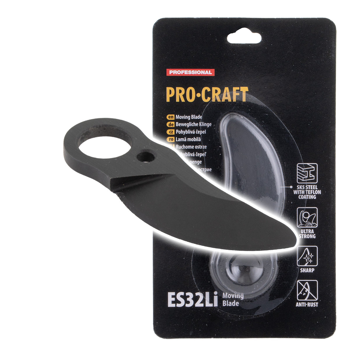 Náhradní horní nůž na Aku nůžky PROCRAFT ES32Li